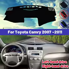 Couverture de tableau de bord giacano pour toyota camry 2007-2011 (camry 07-11