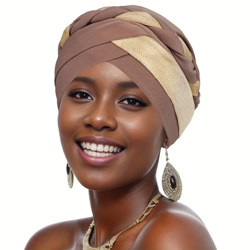 Chapeau turban à paillettes pour femmes
