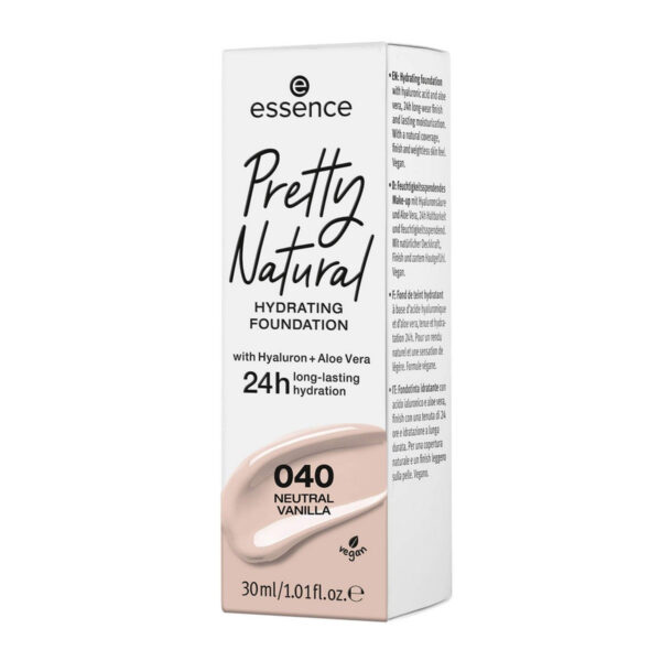 Diaytar Sénégal Base de maquillage liquide Essence Pretty Natural 040-neutral vanilla (30 ml)