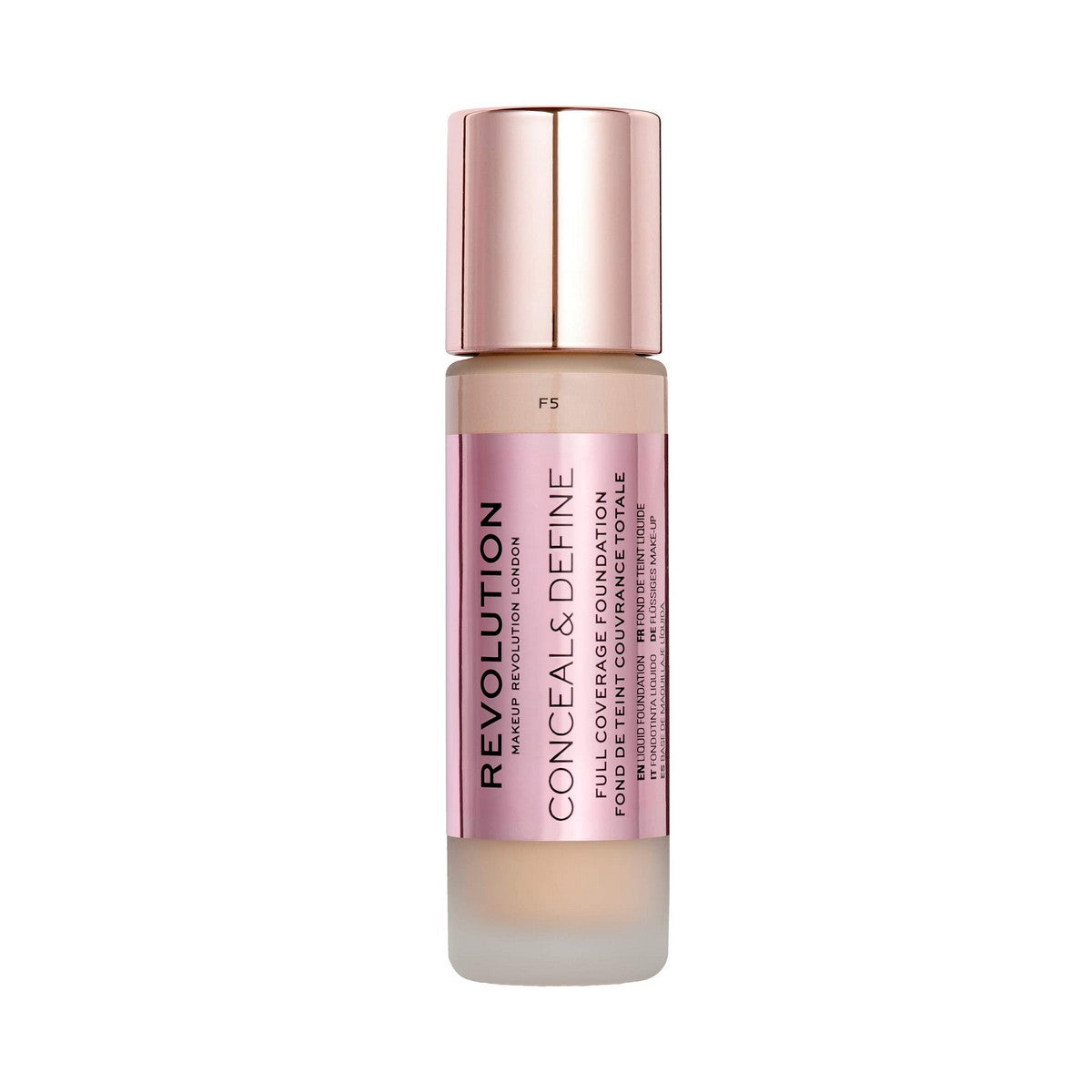 Diaytar Sénégal Base de maquillage liquide Revolution Make Up Conceal & Define Nº F5 (23 ml) 