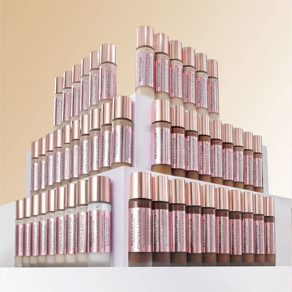 Diaytar Sénégal Base de maquillage liquide Revolution Make Up Conceal & Define Nº F5 (23 ml)