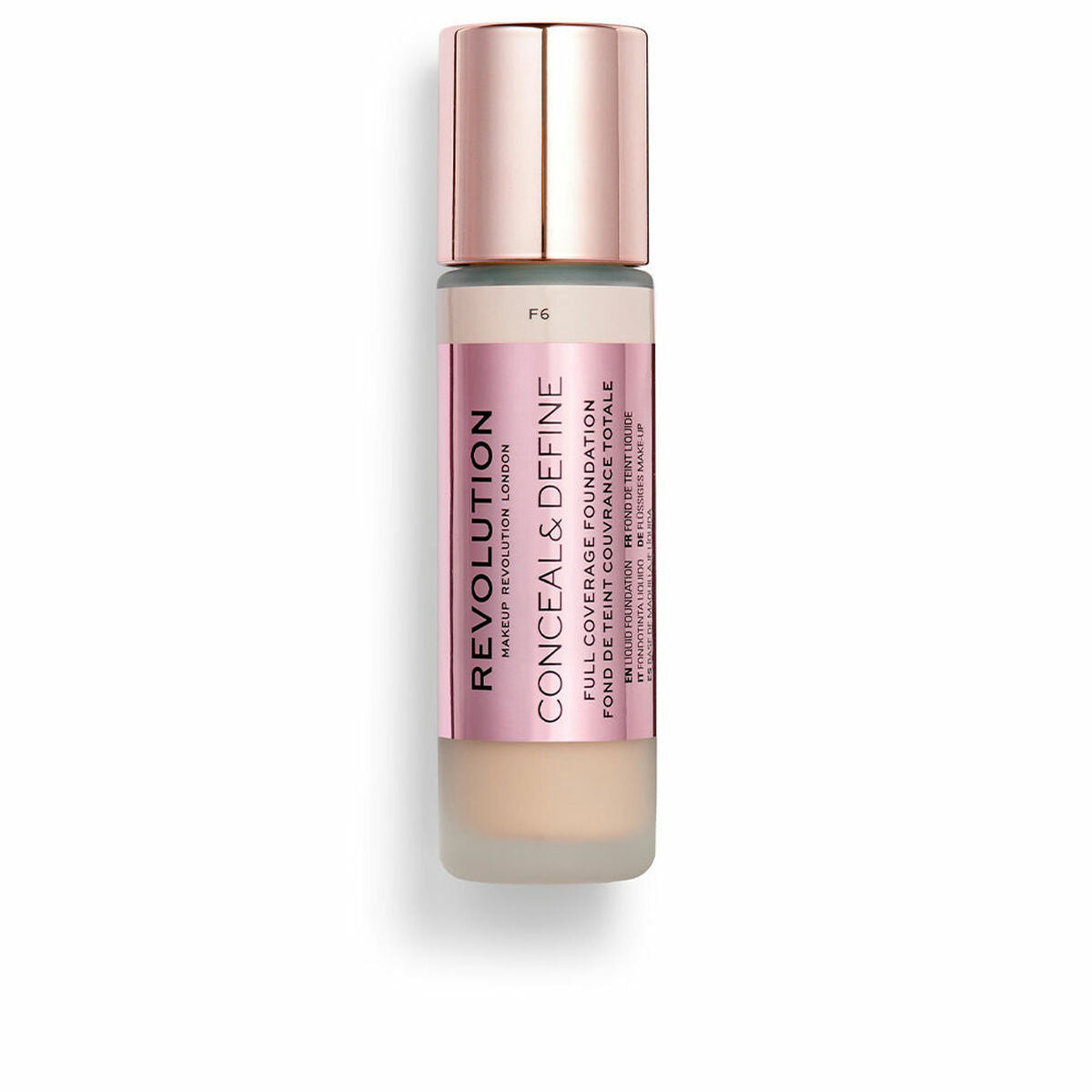 Diaytar Sénégal Base de maquillage liquide Revolution Make Up Conceal & Define F6 (23 ml) 