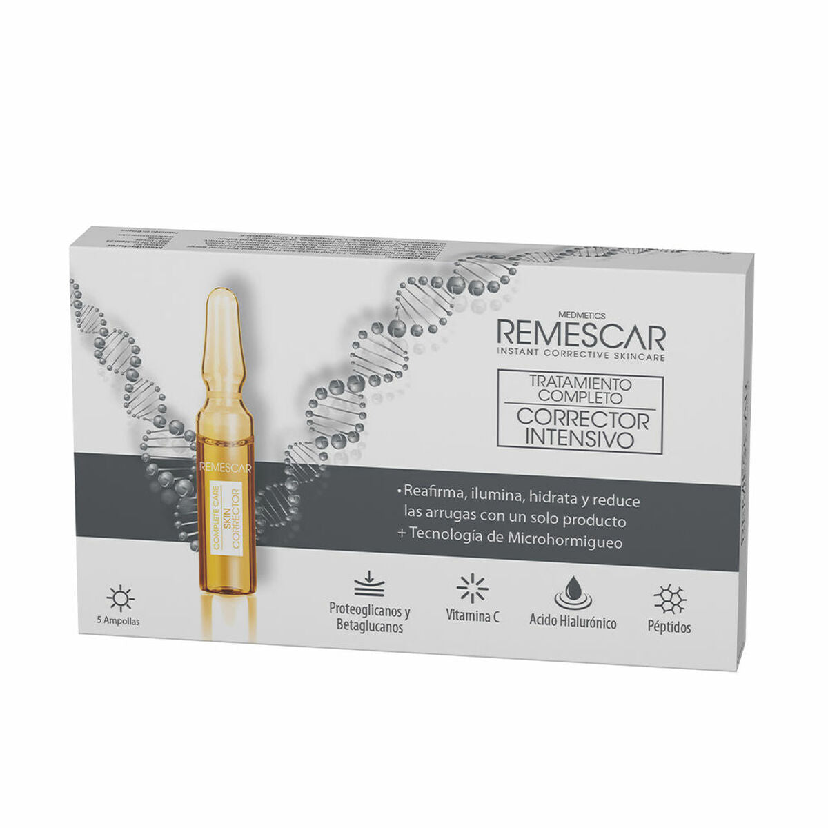 Diaytar Sénégal Ampoules Remescar Correcteur facial Anti-âge (5 x 2 ml)