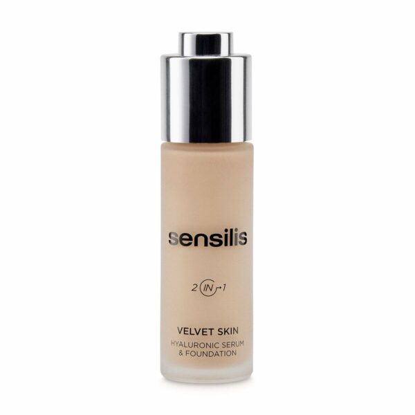 Diaytar Sénégal Base de maquillage liquide Sensilis Velvet Skin 01-Amande Sérum (30 ml)