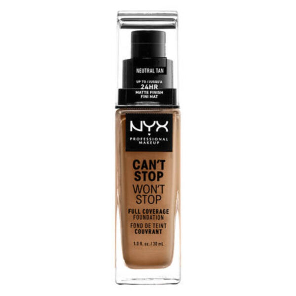 Diaytar Sénégal Base de Maquillage Crémeuse NYX Can't Stop Won't Stop neutral tan (30 ml)
