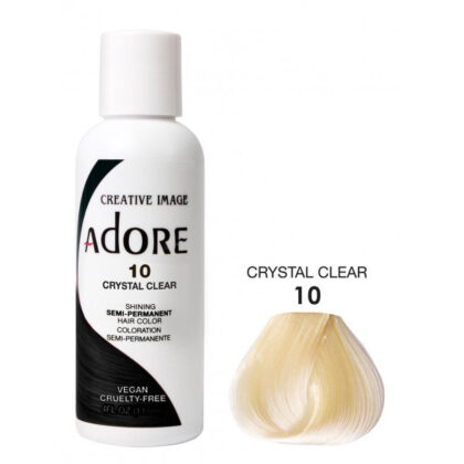 Coloration cheveux semi permanente crystal clear 10