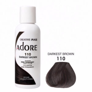 Diaytar Sénégal Coloration cheveux semi permanente  darkest brown 110 COLORATION
