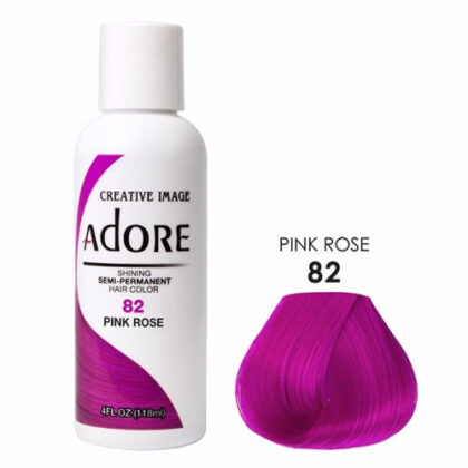 Coloration cheveux semi permanente pink rose 82