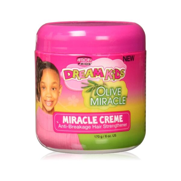 Diaytar Sénégal African Pride Dream Kids Olive Miracle Crème Anti Breakage Hair Strengthener 170g