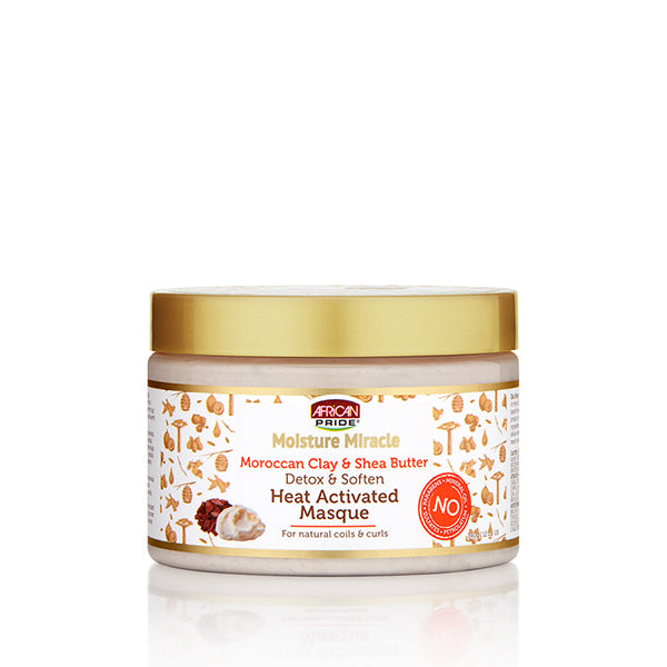 Diaytar Sénégal African pride moisture miracle clay & shea heat – activated MASQUE CAPILLAIRE