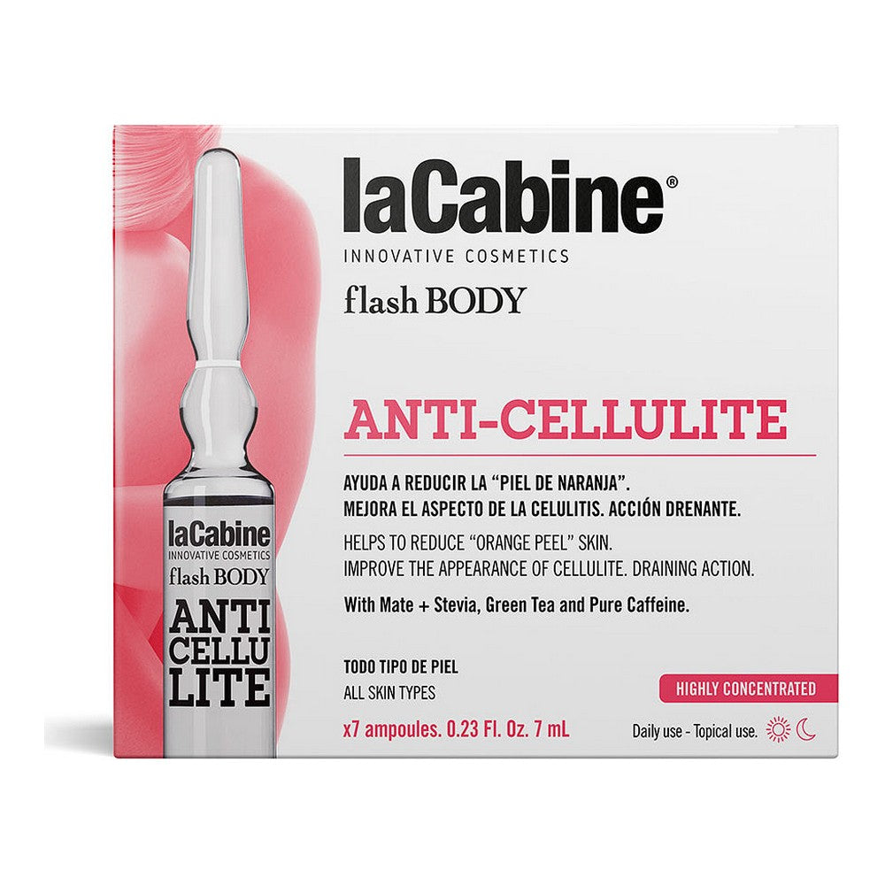 Diaytar Sénégal Ampoules Flash Body laCabine Anti-Cellulite (7 x 7 ml) 