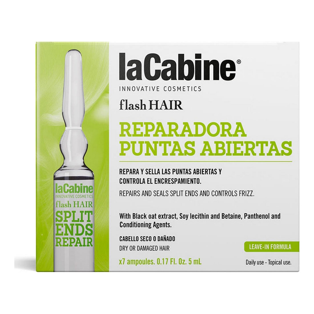 Diaytar Sénégal Ampoules laCabine Flash Hair Splint End Regenerator (7 pcs) 