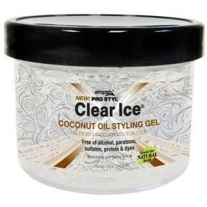 Diaytar Sénégal Ampro Pro Styl Clear Ice Gel coiffant à l'huile de noix de coco 12 OZ Hair Care