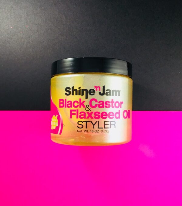 Diaytar Sénégal Ampro Pro Styl Shine 'n Jam® Black Castor  Flaxseed Oil Styler BRAND,HAIR