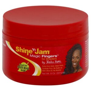 Diaytar Sénégal Ampro Shine n' Jam Magic Fingers Edge Magic For Braiders 8 OZ Hair Care