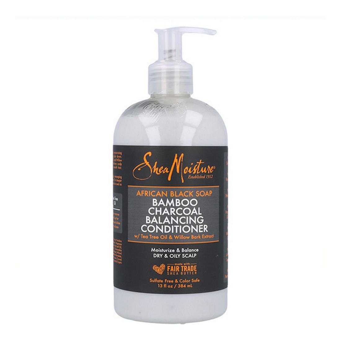 Diaytar Sénégal Après-shampooing Savon Noir Africain Charbon de Bambou Shea Moisture (384 ml) 