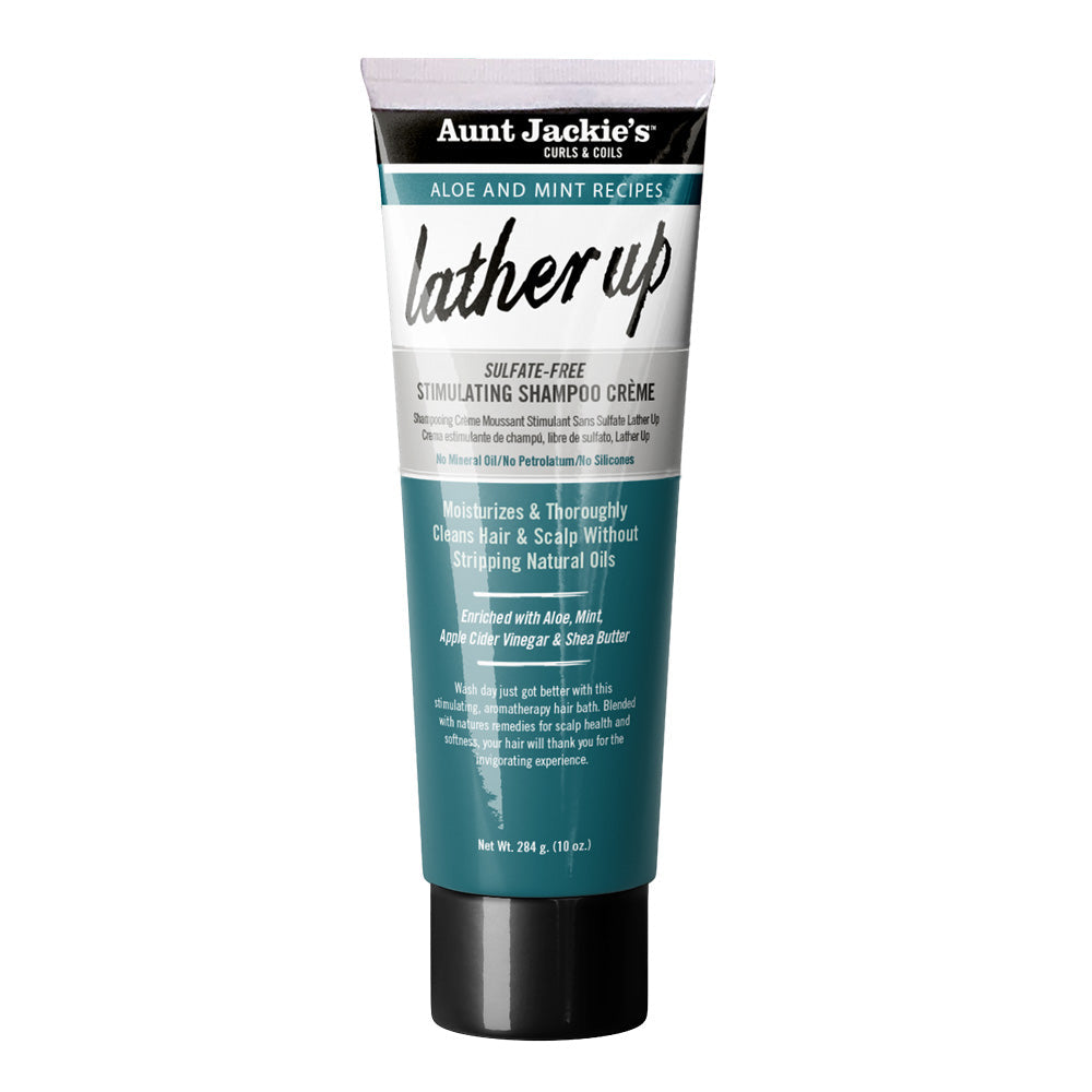 Diaytar Sénégal Aunt Jackie's Aloe and Mint Lather Up Sulfate Stimulating Shampoo Crème - 10z HEALTH & BEAUTY