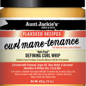 Diaytar Sénégal Aunt Jackie's Curls  Coils Recettes de graines de lin Curl Mane-Tenance Defining Curl Whip 15 oz BRAND,HAIR