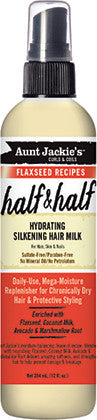 Diaytar Sénégal Aunt Jackie's Curls  Coils Recettes de graines de lin Lait capillaire soyeux hydratant moitié-moitié 12 oz BRAND,HAIR