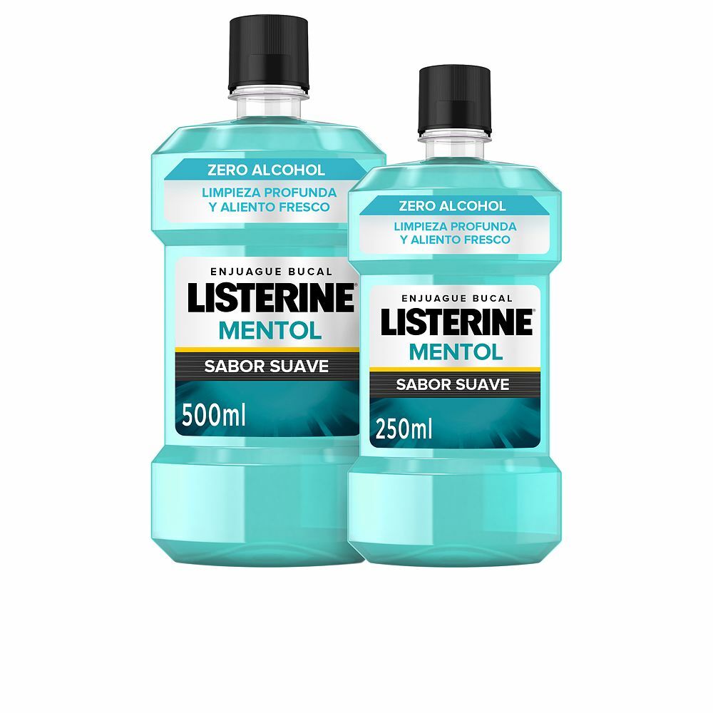 Diaytar Sénégal Bain de Bouche Listerine Doux Menthol (500 ml + 250 ml) 