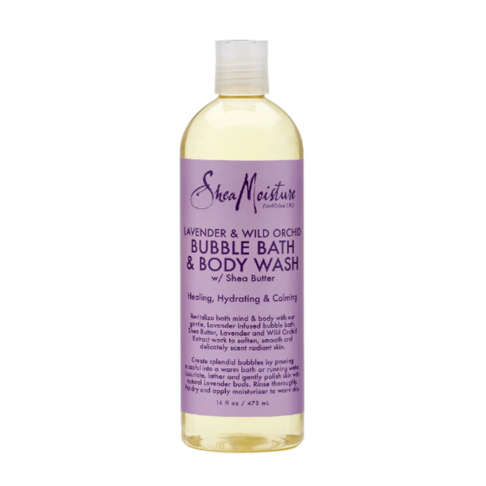 Diaytar Sénégal Bain moussant et nettoyant pour le corps à la lavande et à l'orchidée sauvage de Shea Moisture avec beurre de karité 16 OZ Beauty