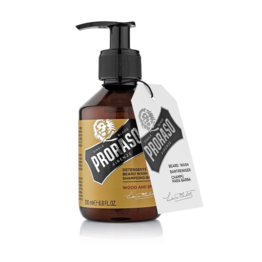 Diaytar Sénégal Beard Shampoo Beard Wash Wood & Spice Proraso (200 ml) (200 ml) 