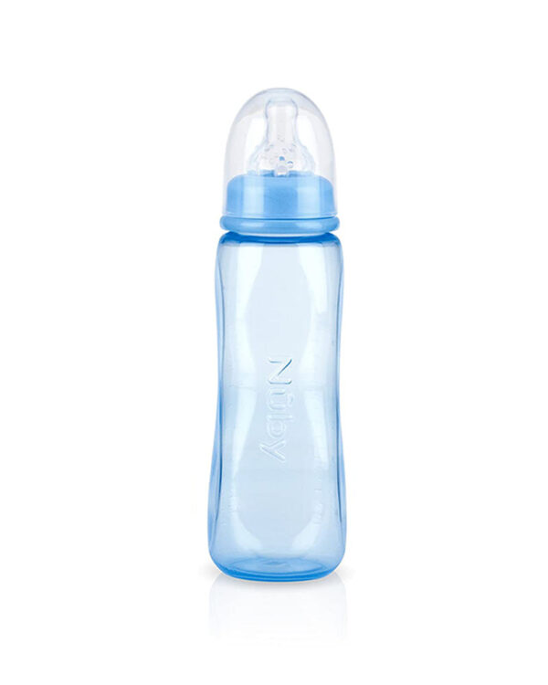 Diaytar Sénégal biberon nûby en polycarbonate classique 0m+ 240ml - bleu