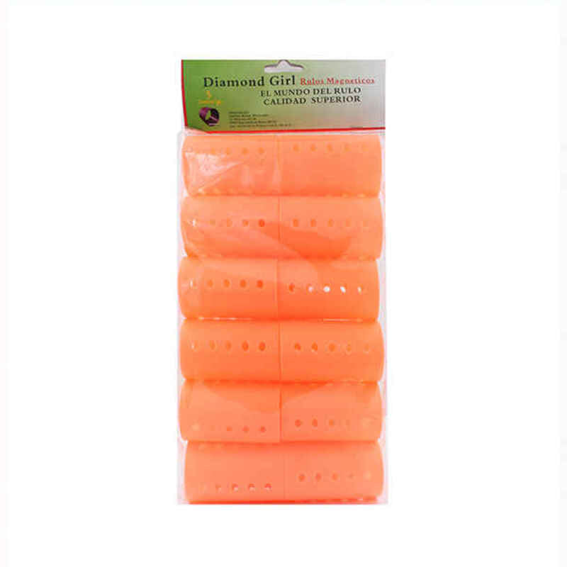 Diaytar Sénégal Bigoudis Diamond Girl Sublime 4,4 cm Magnetic (12 uds) 