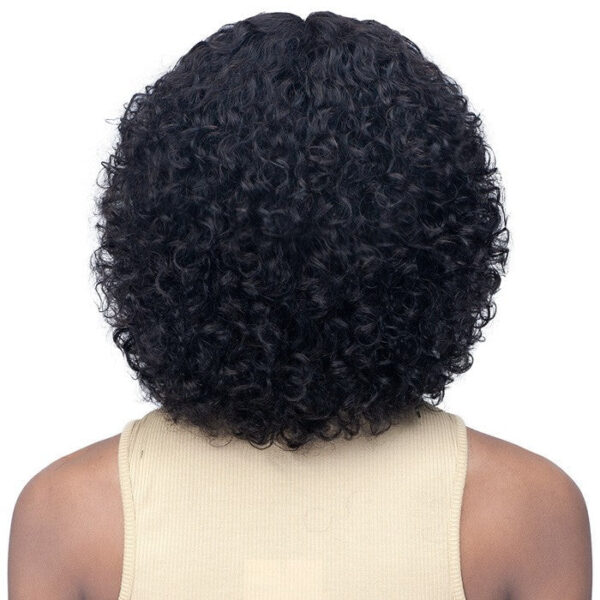 Diaytar Sénégal Bobbi Boss 100% Cheveux Humains Non Transformés Bundle Lace Front Wig - MHLF502 Jheri Curl 12 Lace Front Wigs