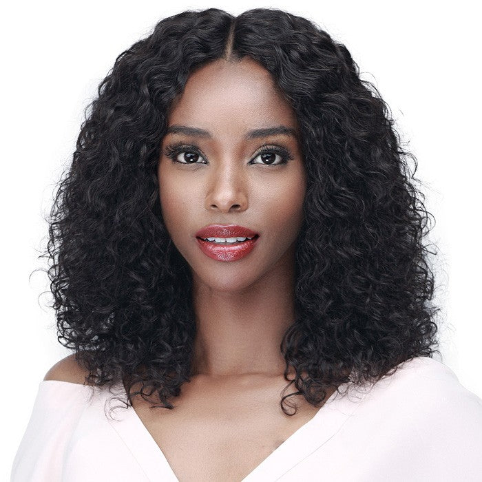 Diaytar Sénégal Bobbi Boss 100% Cheveux Humains Non Transformés Bundle Lace Front Wig - MHLF503 Jheri Curl 16 Lace Front Wigs