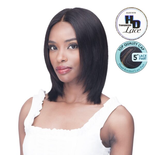 Diaytar Sénégal Bobbi Boss 100% non transformés brésiliens Virgin Remy Bundle Hair Lace Wig - Straight 12" Lace Front Wigs