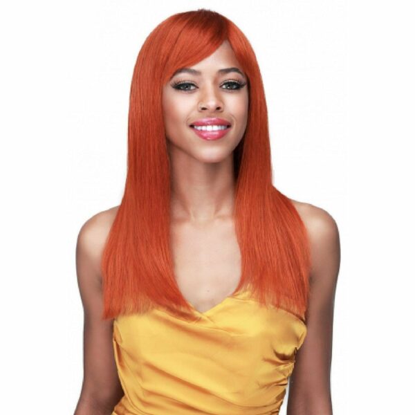Diaytar Sénégal Bobbi Boss 100% Perruque de cheveux humains non transformés - MH1289 Yaki Straight 18" Wigs