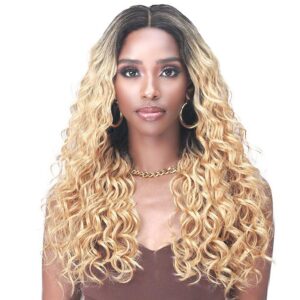 Diaytar Sénégal Bobbi Boss Indiremi 100% Virgin Remy Hair 13" x 4" Lace Front Wig - MHLF913 Deep Wave 22" Lace Front Wigs