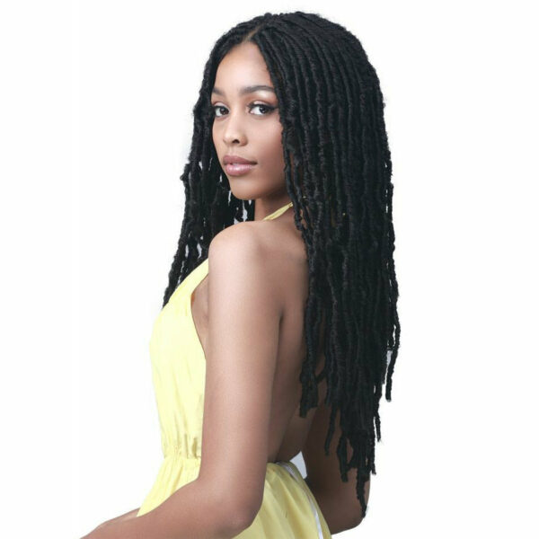 Diaytar Sénégal Bobbi Boss Natural Style Lace Front Wig synthétique - MLF618 Nu Locs 24 Lace Front Wigs