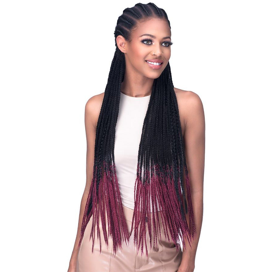 Diaytar Sénégal Bobbi Boss Synthétique Crochet Braids - 2X Willow Box Braid 24" Braiding Hair