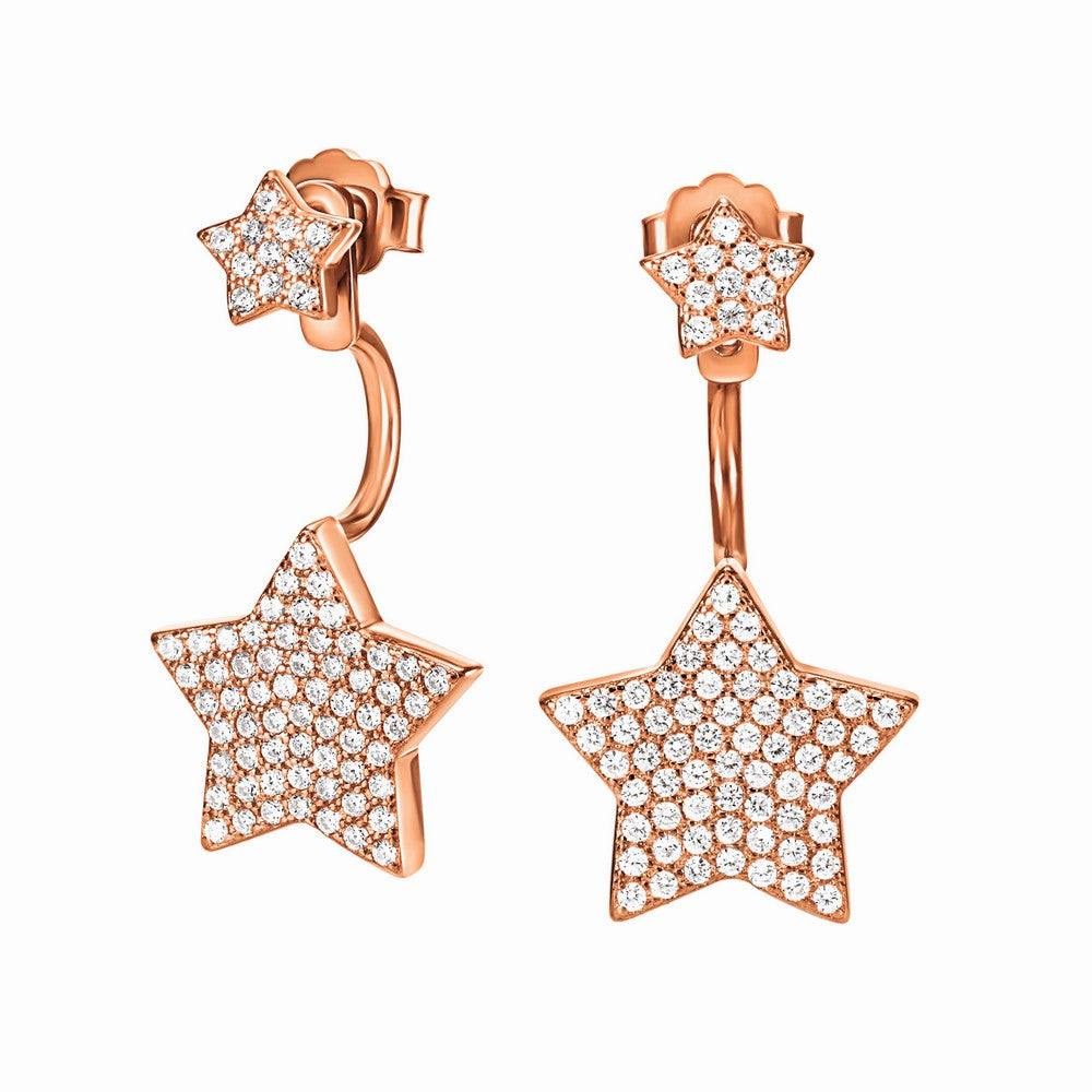 Diaytar Sénégal Boucles d'Oreilles Femme Folli Follie 3E15S064RC (3,1 cm) 