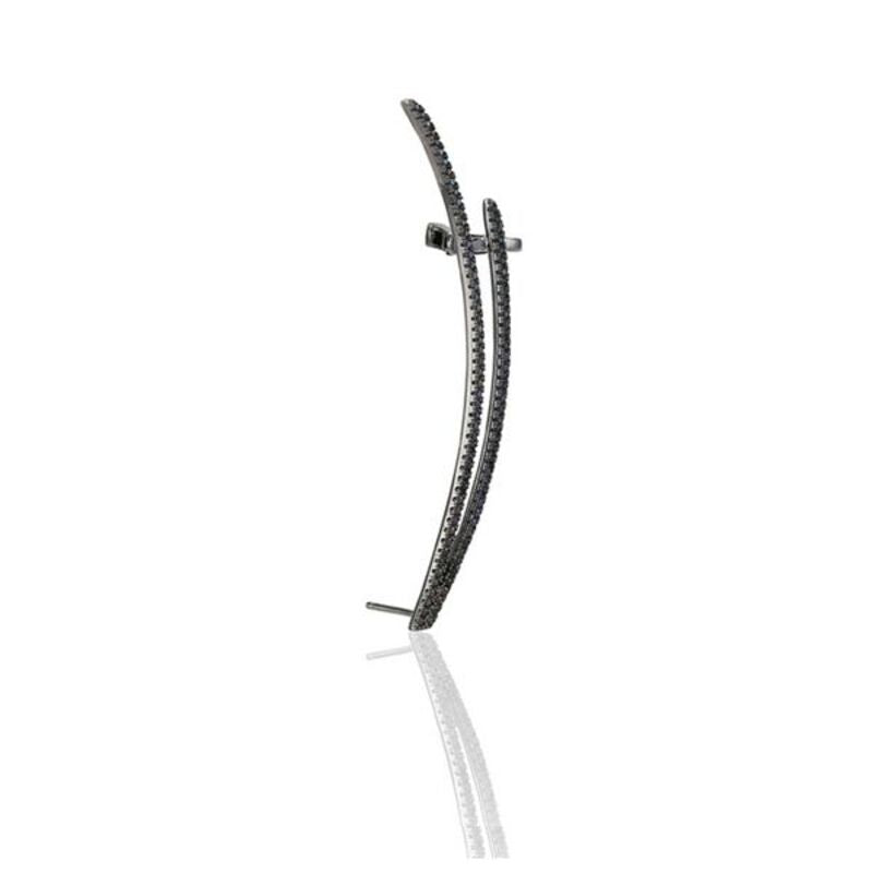 Diaytar Sénégal Boucles d'oreilles pour femme Sif Jakobs E0025-BK-BK-R 
