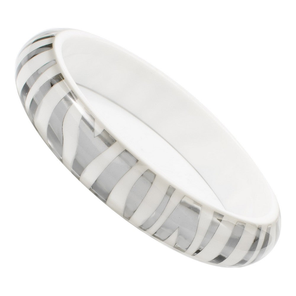 Diaytar Sénégal Bracelet Femme Folli Follie 3B0A062W Résine Blanche (6,5 cm) 
