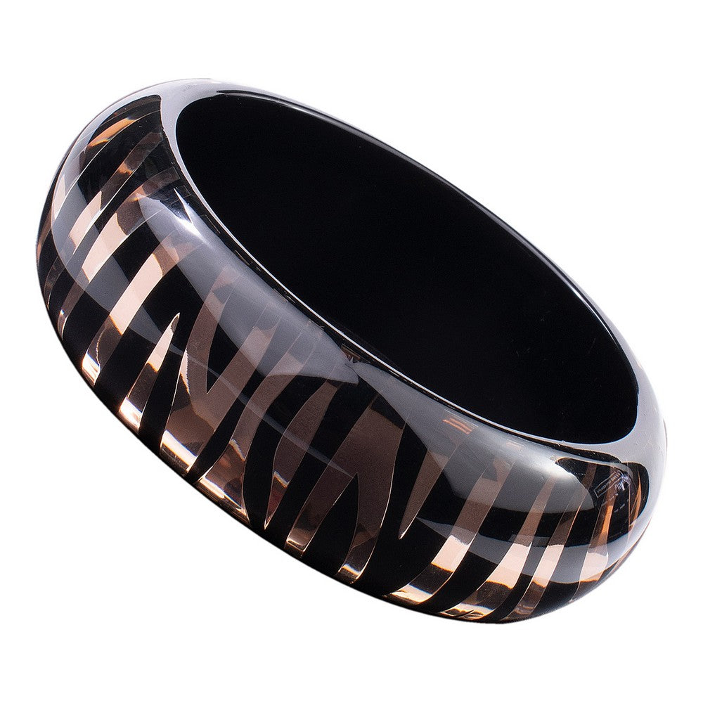 Diaytar Sénégal Bracelet Femme Folli Follie 3B0A063RK65 Résine Noire (6,5 cm) 