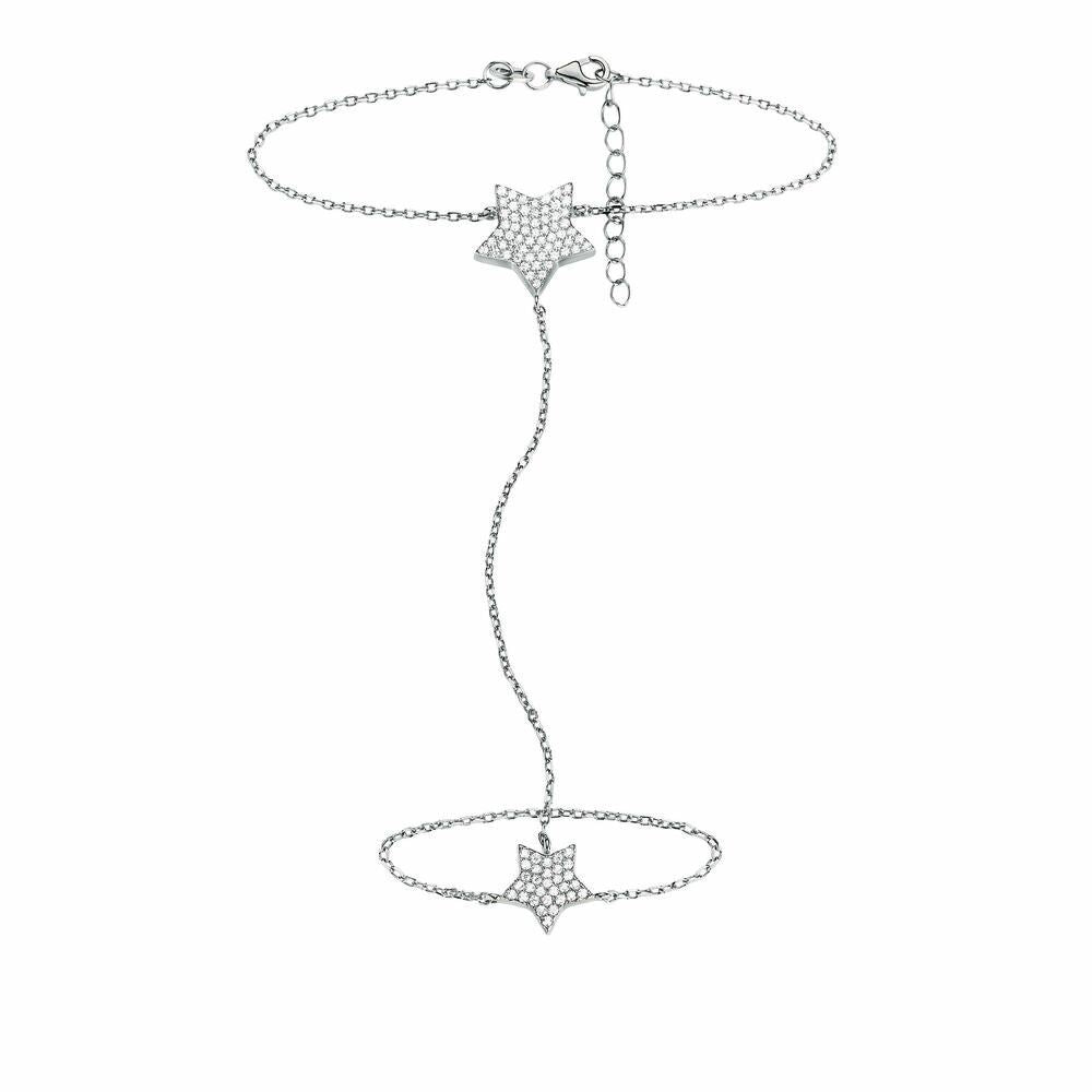 Diaytar Sénégal Bracelet Femme Folli Follie 3B15S096C Plaqué Argent Argent (17 cm) 