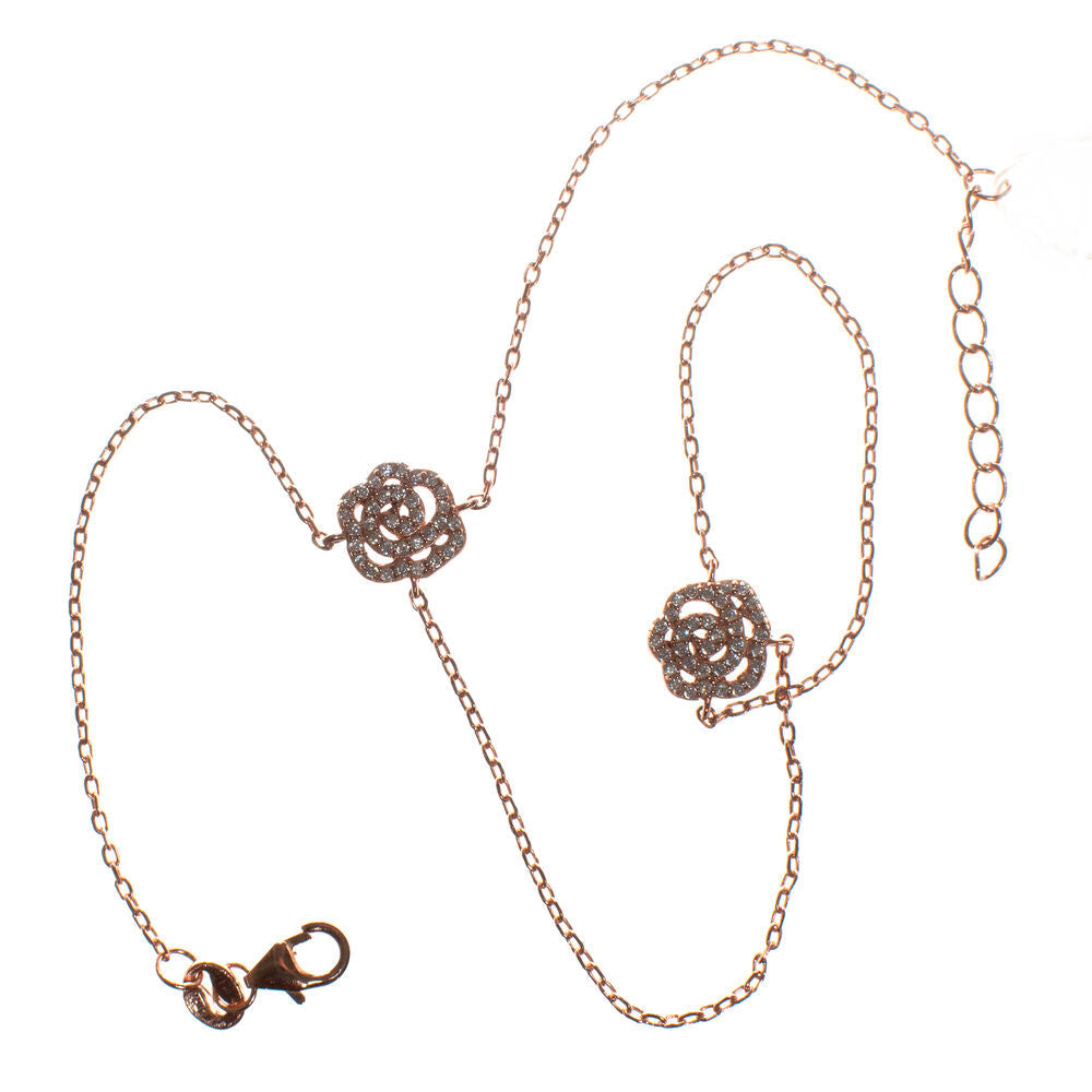 Diaytar Sénégal Bracelet Femme Folli Follie 3B15S099RC Rose Argent Massif (10 cm) 