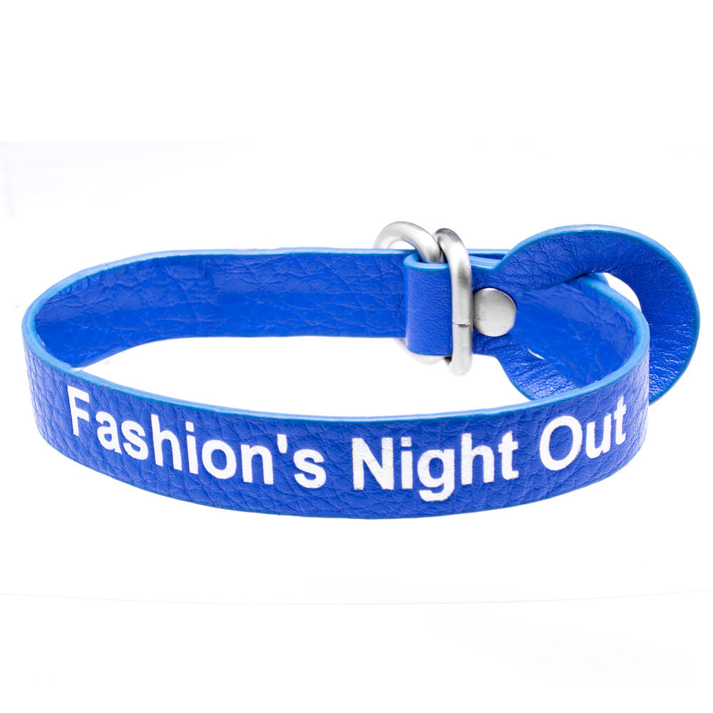 Diaytar Sénégal Bracelet Femme Folli Follie BA0L029WU Cuir Bleu (27 cm) 