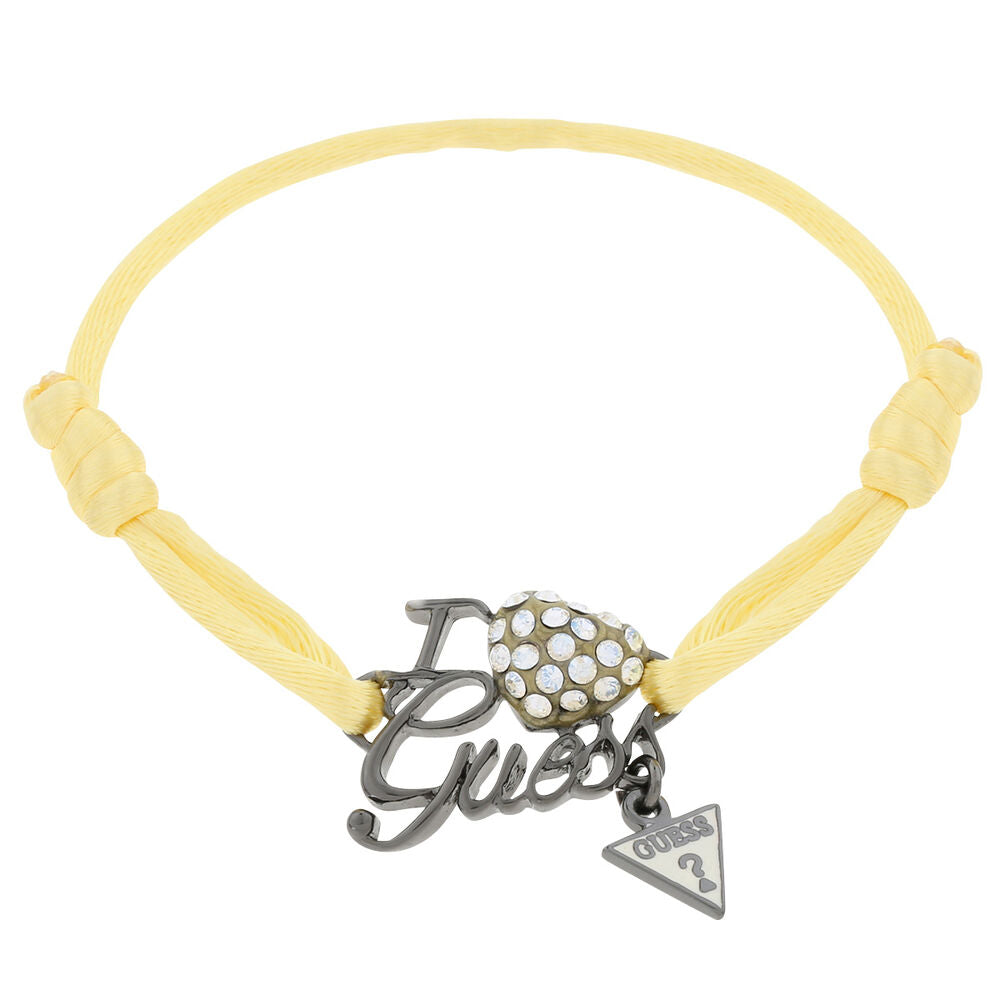 Diaytar Sénégal Bracelet Femme Guess UBB81063 Textile Jaune (20 cm) 