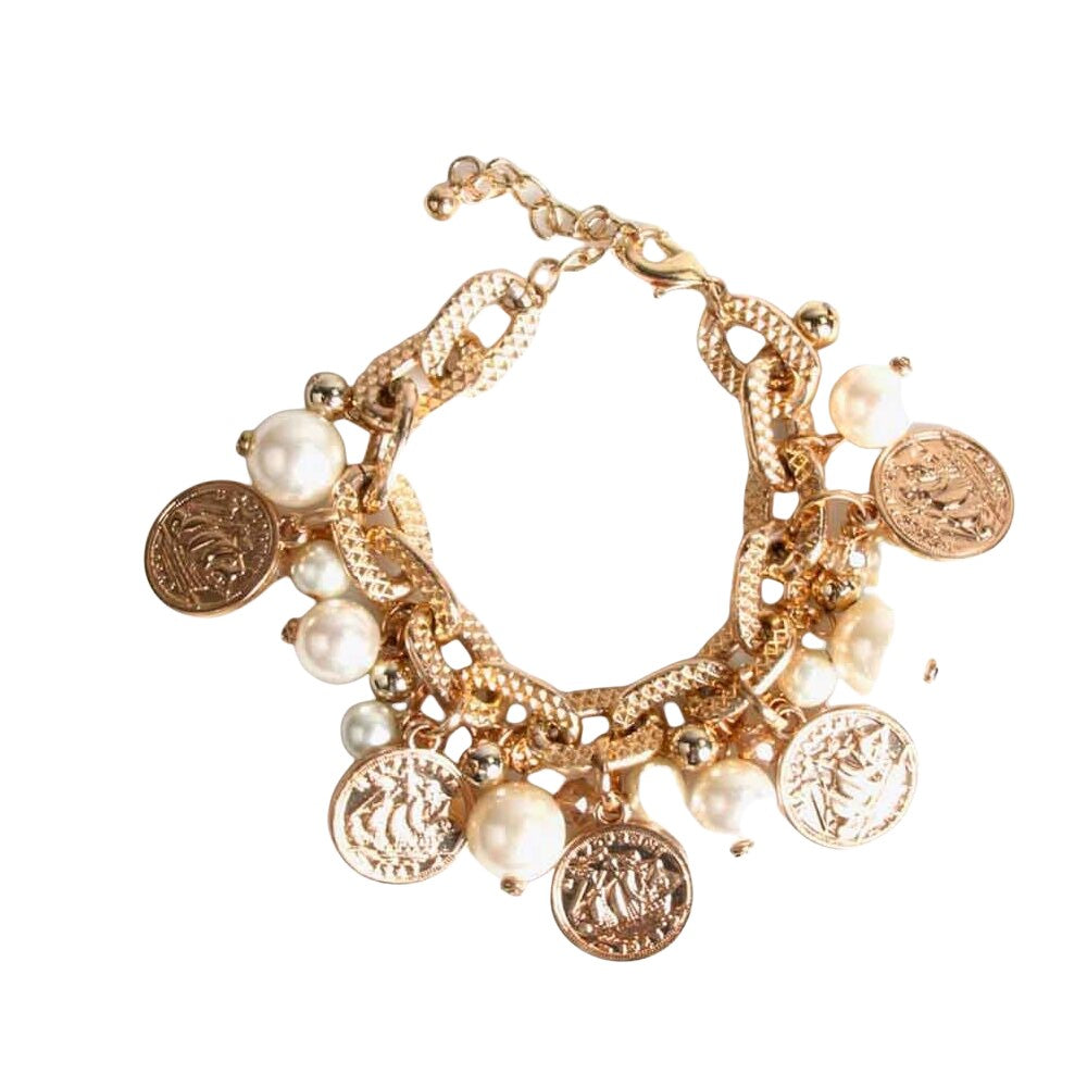 Diaytar Sénégal Bracelet Femme Lola Casademunt Golden Coins Perles 