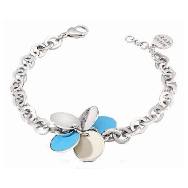 Diaytar Sénégal Bracelet Femme Miss Sixty SMSC12 Bleu Acier Argenté (22 cm) 