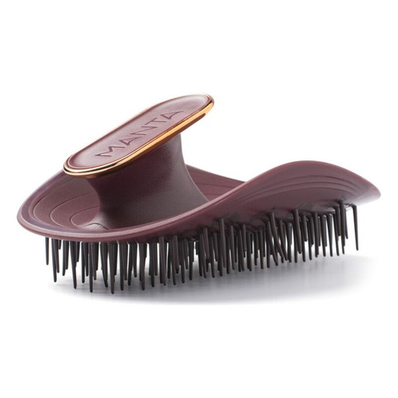 Diaytar Sénégal Brosse Lissante Healthy Hair Brush Manta Flexible Maroon 