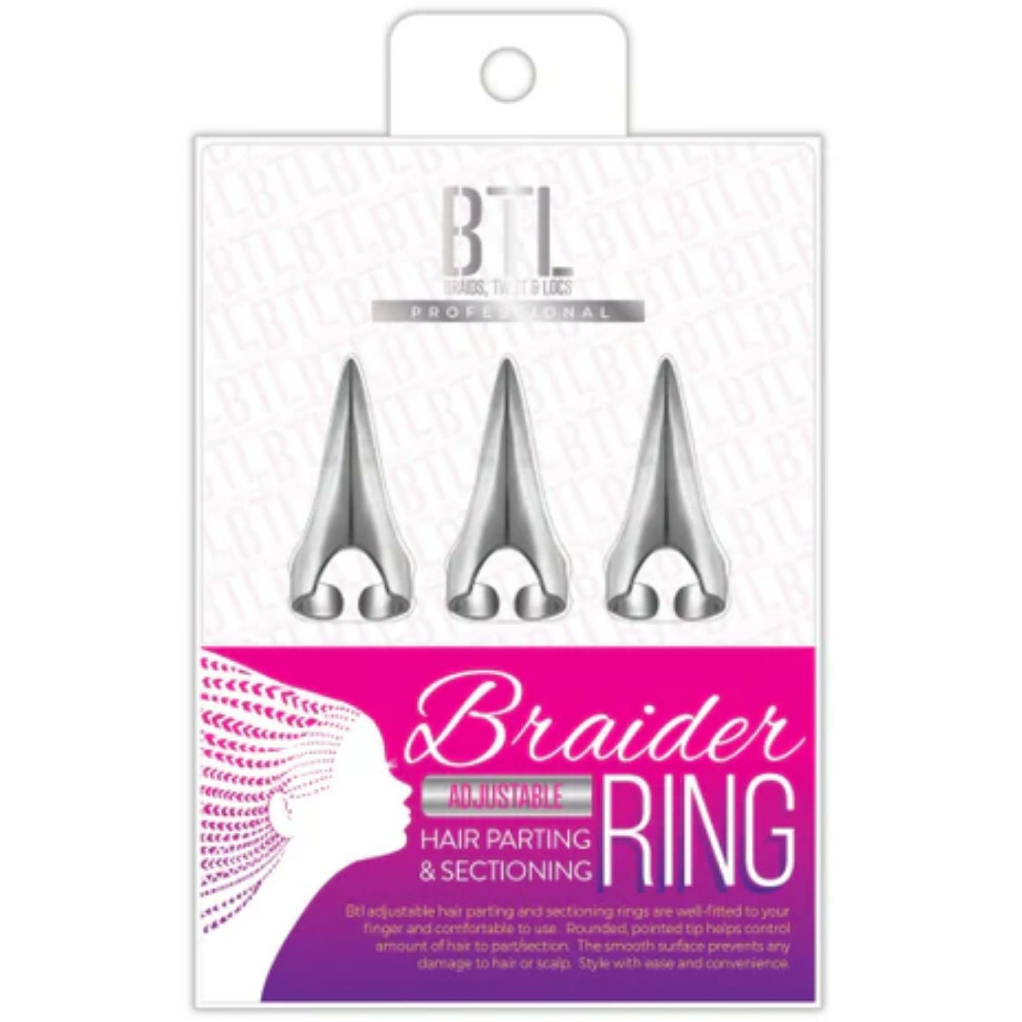 Diaytar Sénégal BTL Professional Braider Hair Parting & Sectioning Ring Long #BTLT06 Hair Care