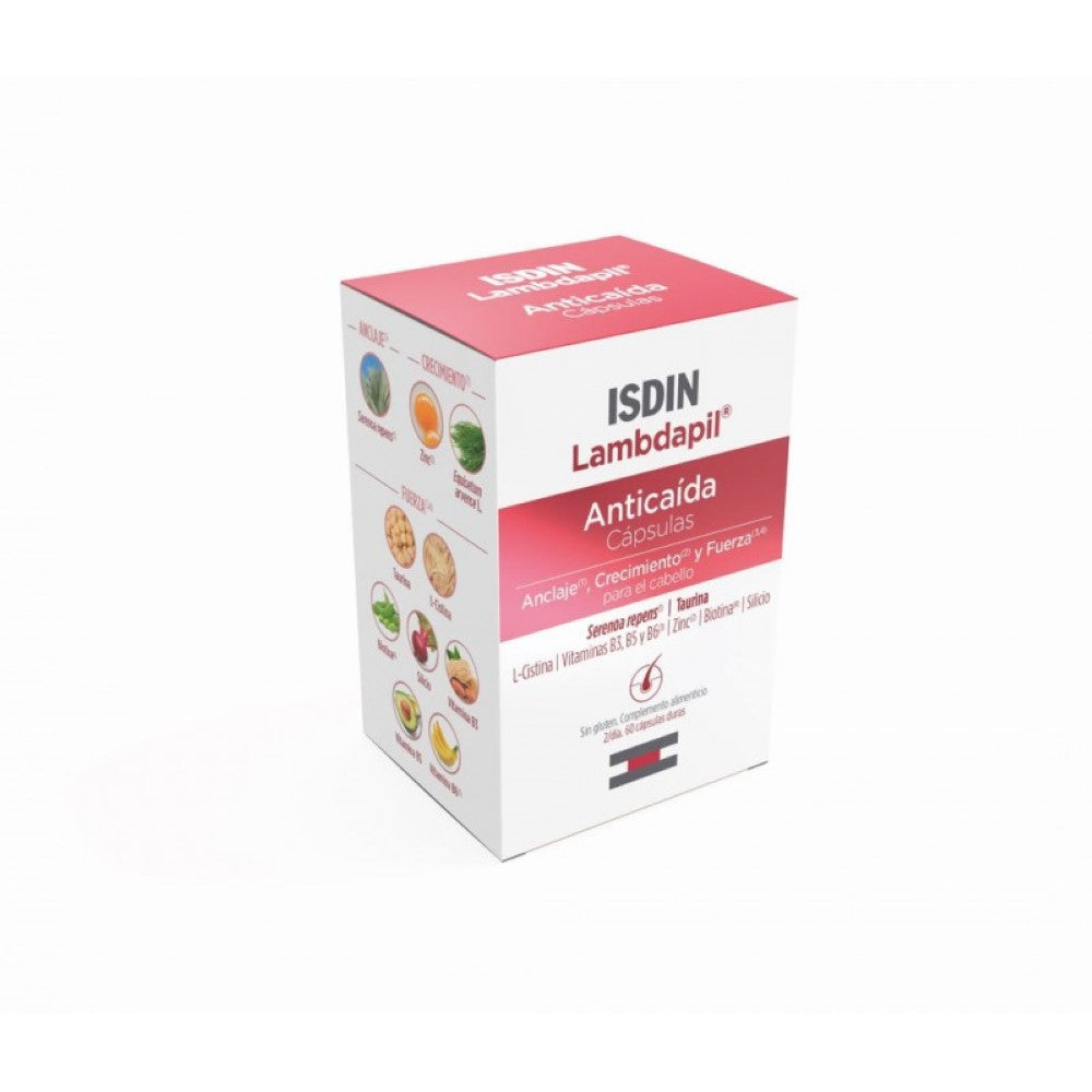 Diaytar Sénégal Capsules Isdin Lambdapil Traitement anti-chute de cheveux (60 uds) 