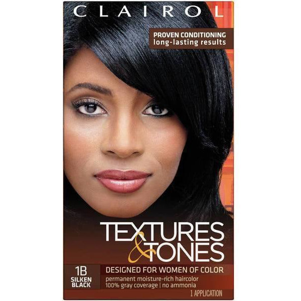 Diaytar Sénégal Clairol Professional Textures & Tones Kit – 1B Silken Black Hair Care