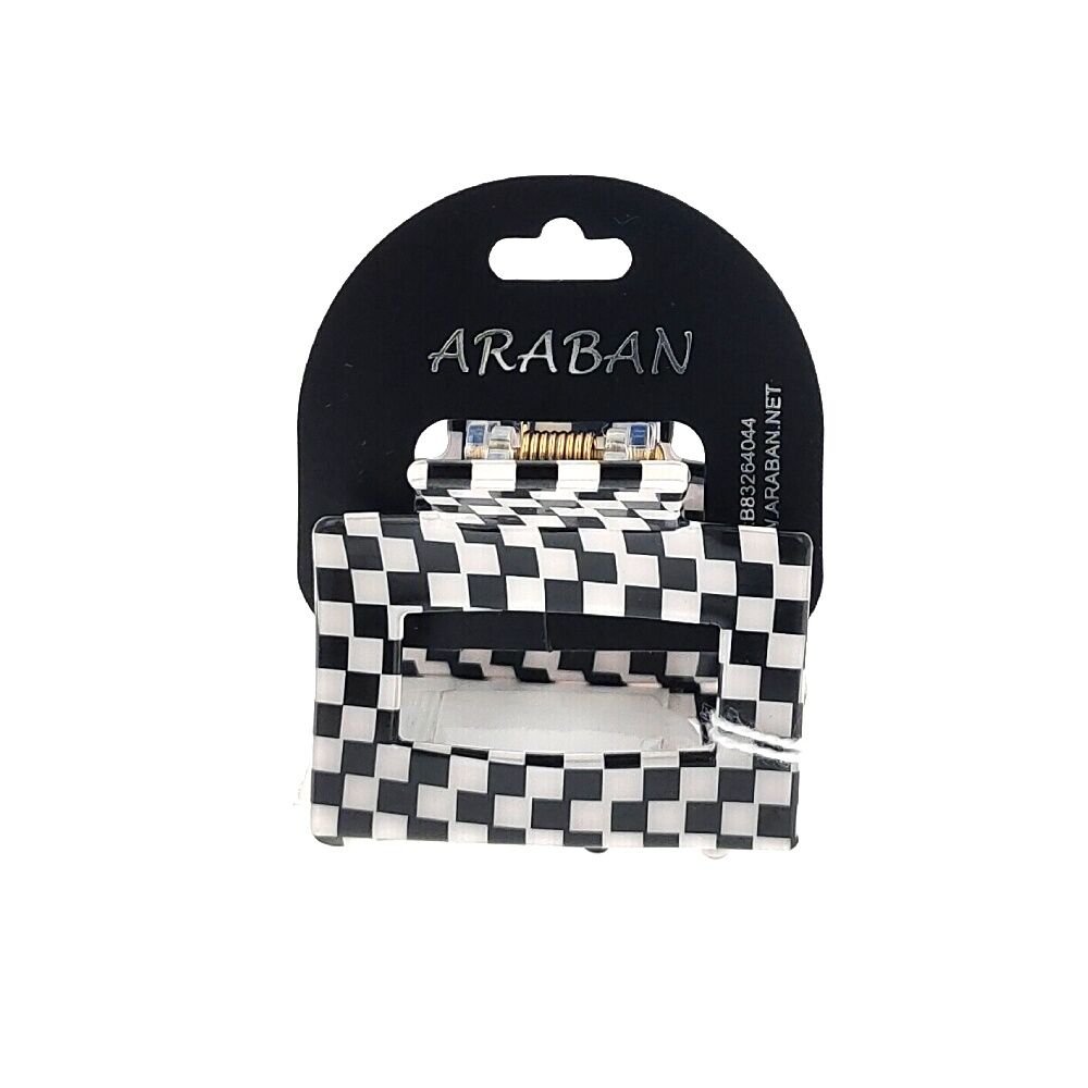 Diaytar Sénégal Clip Cadre Araban Noir Blanc (5 cm) 